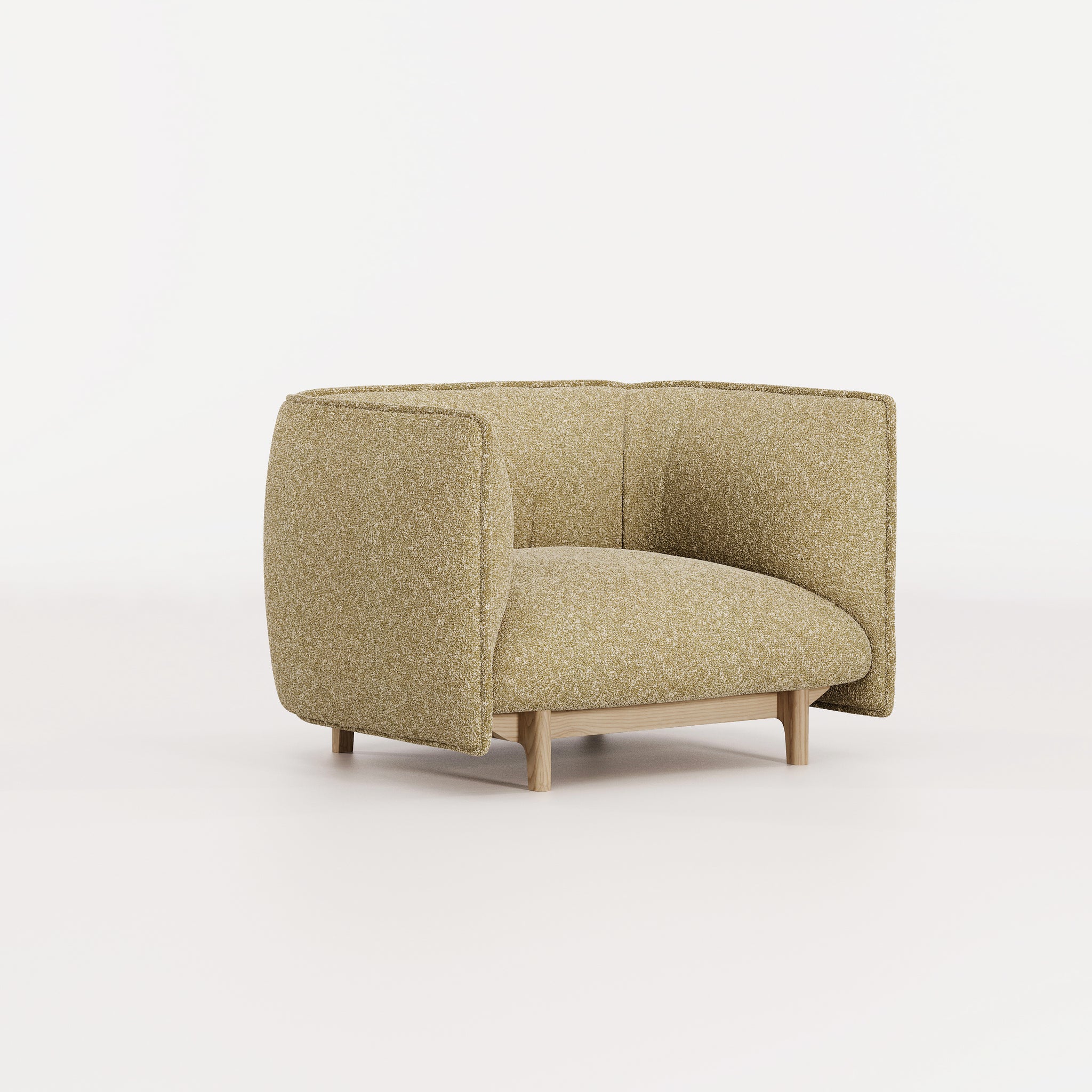 Side view of beam armchair