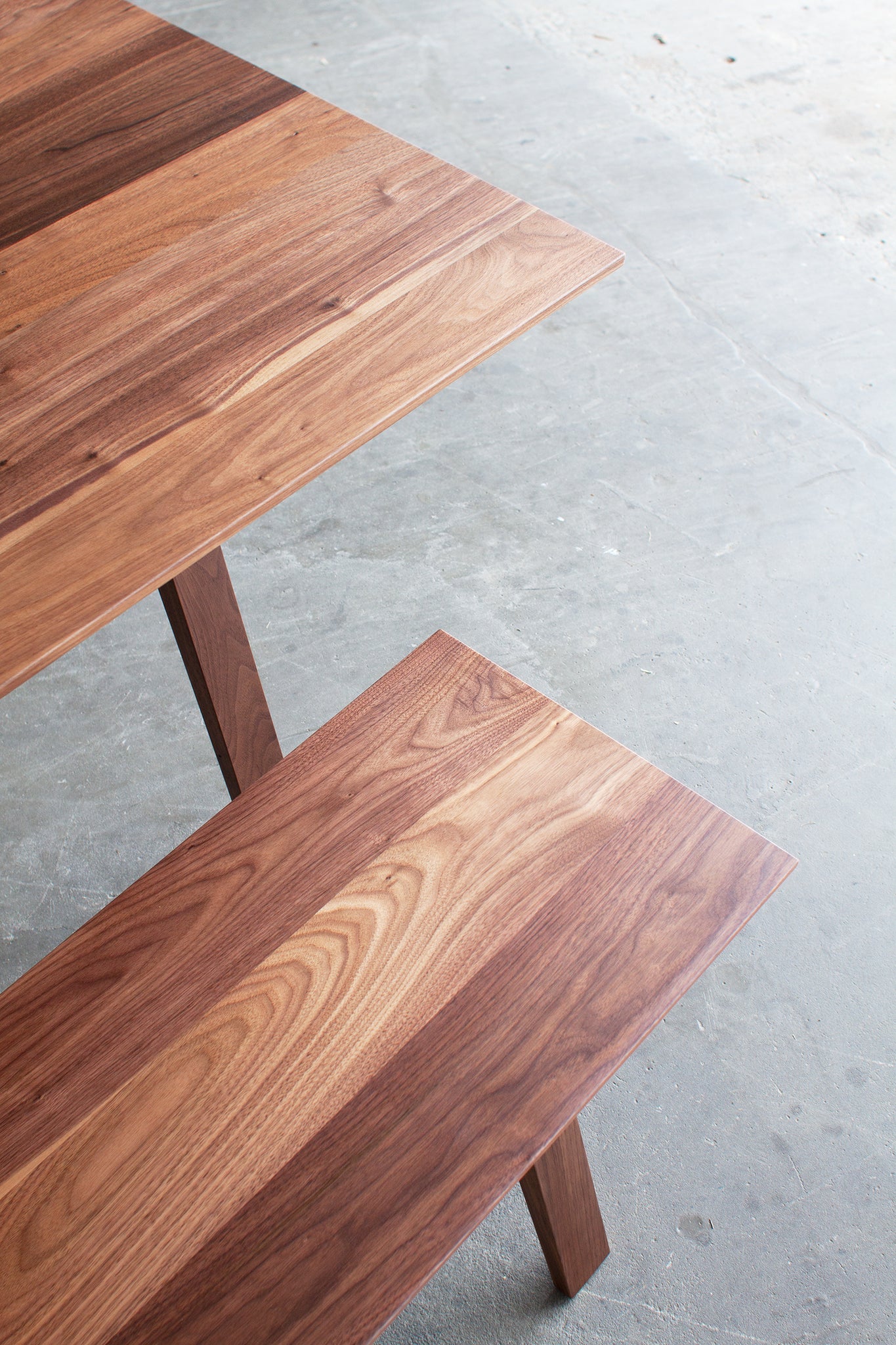 Louis table and Bench by Mast Furniture