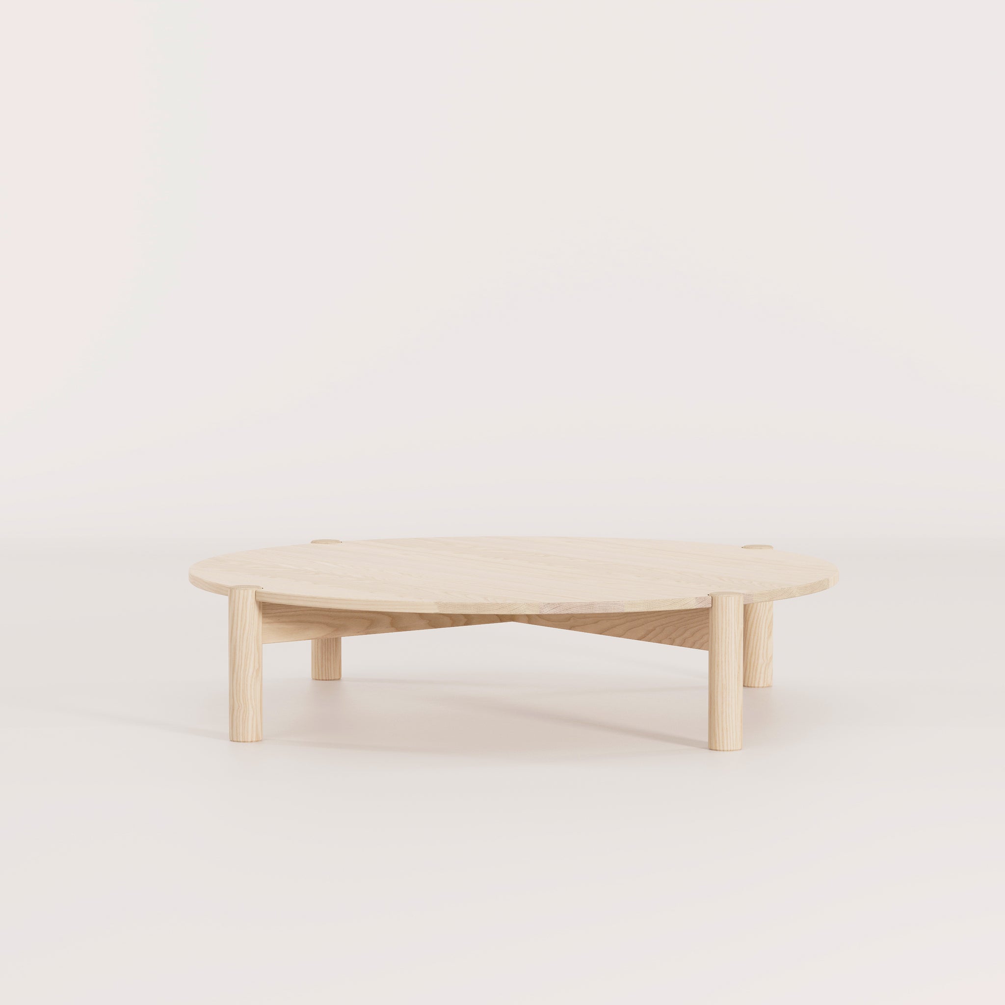 A modern, Australian made, timber coffee table by Mast Furniture.