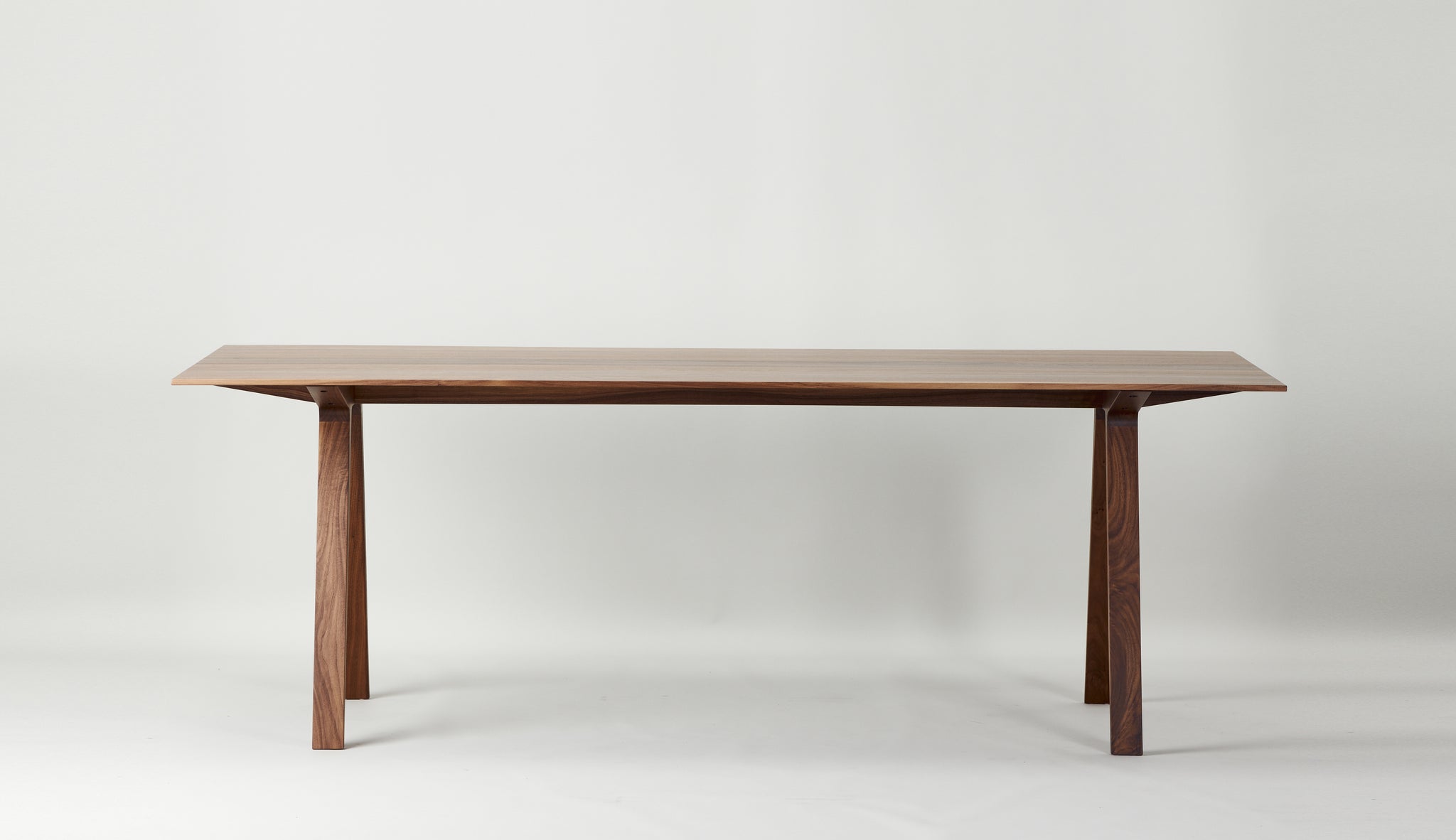 Louis table in Walnut. Designed by Tom Fereday in Australia and handmade by Mast Furniture. 