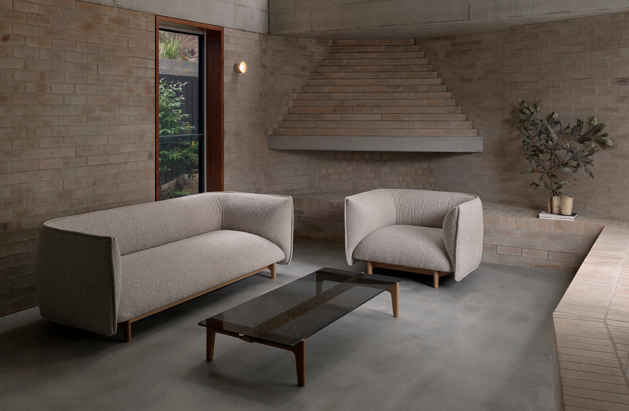 Mast Furniture Australian made sofa armchair and coffee table