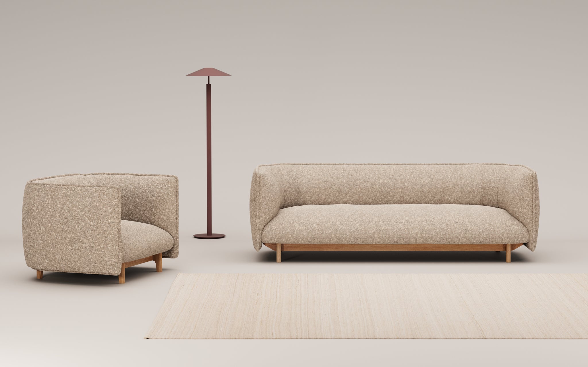 Beam collection. A luxurious and comfortable sofa. Handmade designer furniture. 